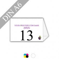 Tischkalender | 300g Bilderdruckpapier weiss | DIN A6 | 13 Blatt | 4/0-farbig